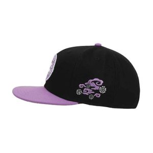 Pokemon Gengar Embroidered Flat Bill Snapback Hat - Image 3