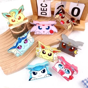 1PC/5PCSPokémon Eeveelutions Hair Clips