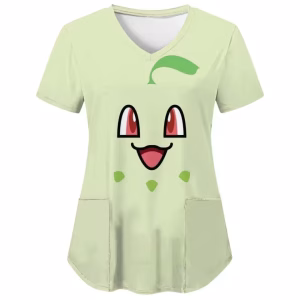 V Neck Chickorita Pocket Nurse Scrubs