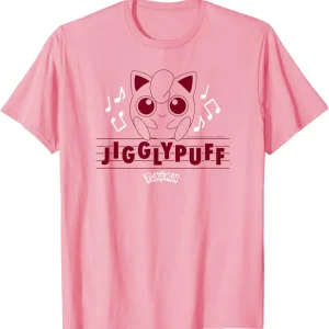 Jigglypuff Music Notes T-Shirt