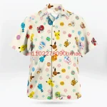 Men's Derpy Style Pokemon Button Up