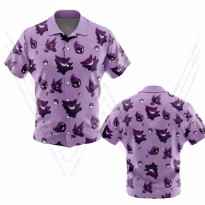 Gengar Evolutions Casual Button Down