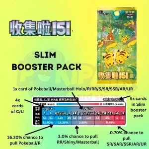 TCG Chinese 2025 Collect 151C Gather (Slim & Jumbo) Booster Box - Image 4