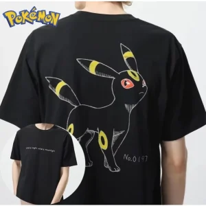 Umbreon Loose Casual Short Sleeve
