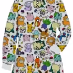 Pokemon Long Sleeve Pocket Top Scrub's