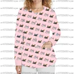 *Low Stock Sleepy Umbreon & Sylveon Long Sleeve Women's Pocket Scrub Jacket