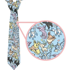 Eeveelutions Necktie (Light Blue)