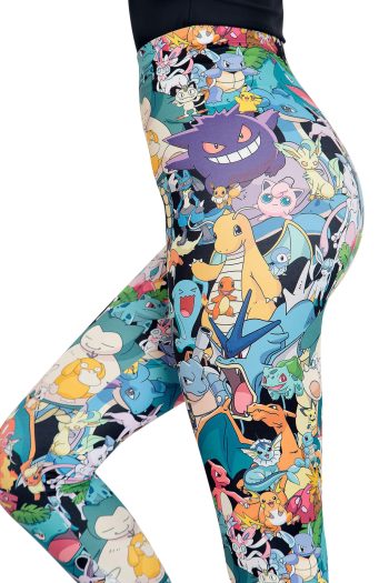 Pokemon-All-Stars-Matte-Finish-High-Waisted-Leggings-Print