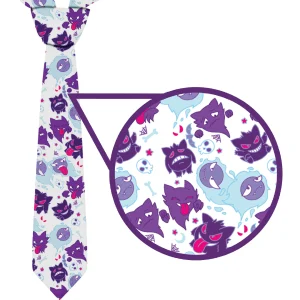 Gengar Evolutions (White) Necktie
