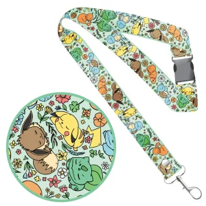 Sleepy Kanto Starters Breakaway Lanyard