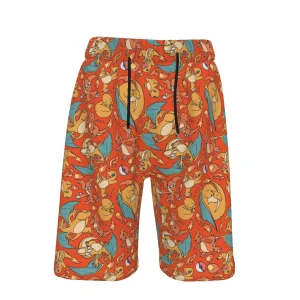 Charizard Shorts Orange (Evolution)
