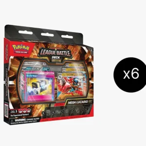 Pokémon TCG: Mega Lucario ex League Battle Deck Case [6 each]
