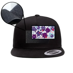 Gengar Black Snap-Back Hat Velcro